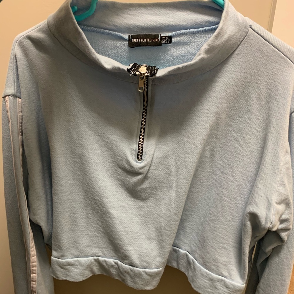 pretty little thing cropped hoodie